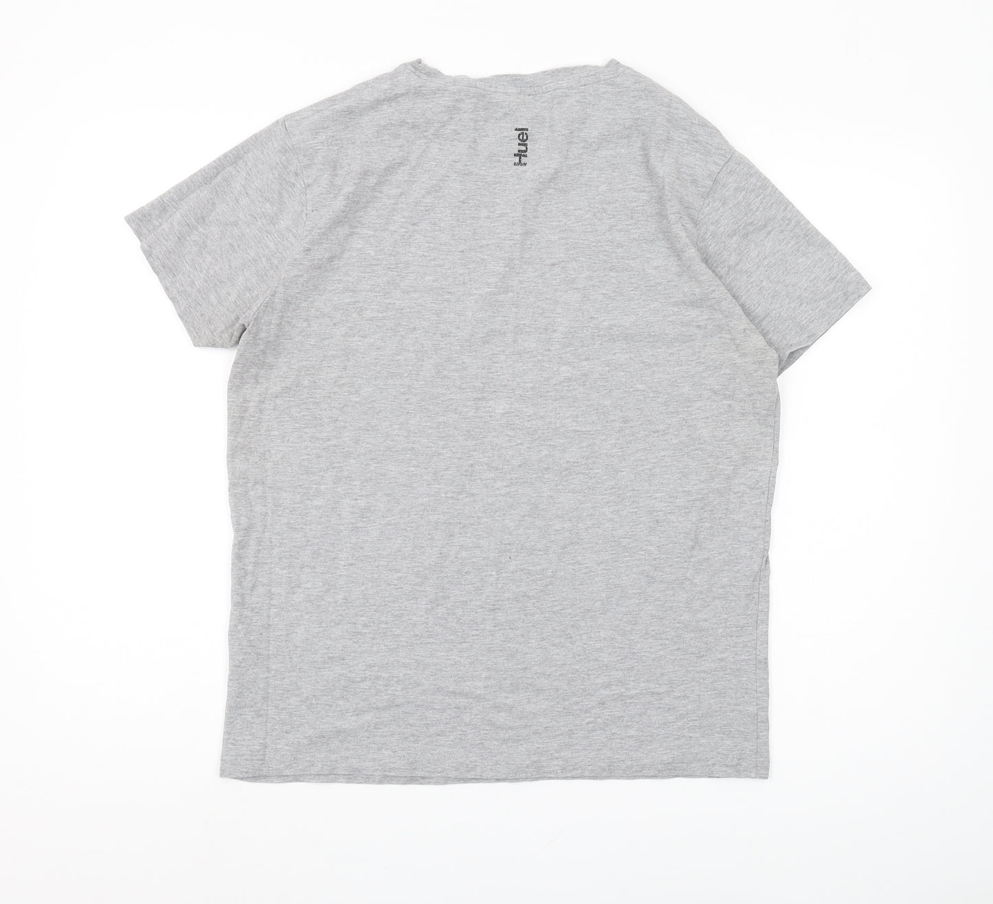 Huel Men's Grey Logo T-Shirt, Size L, New