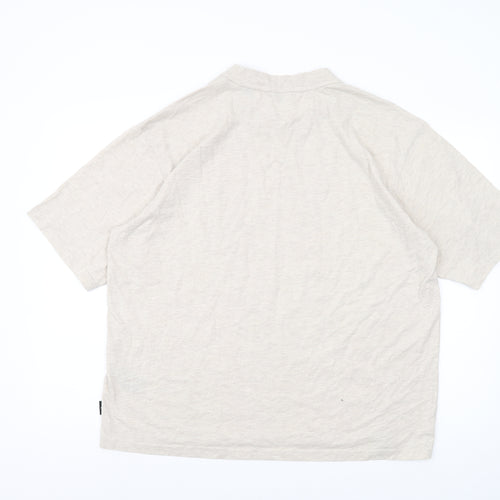 Ted Baker Men's Beige T-Shirt Large Crew Neck