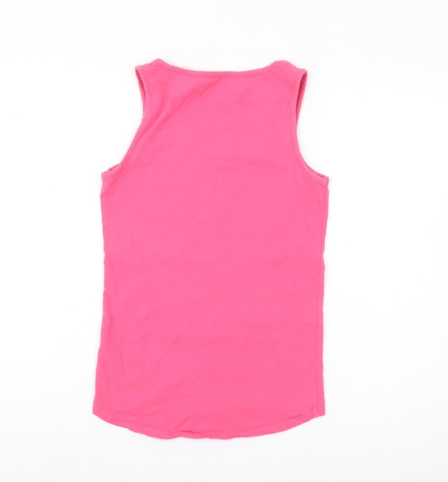 Joules Women’s Pink Tank Top, Size 8, Scoop Neck