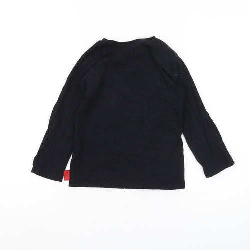 George Boys Black Justice League Long Sleeve T-Shirt 5-6 Years