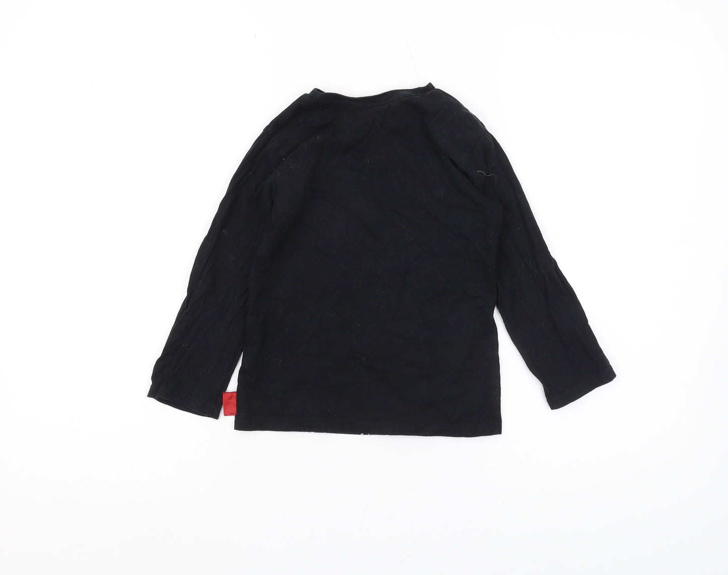 George Boys Black Justice League Long Sleeve T-Shirt 5-6 Years