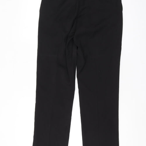 Greenwoods Men’s Black Trousers, S, Regular Fit