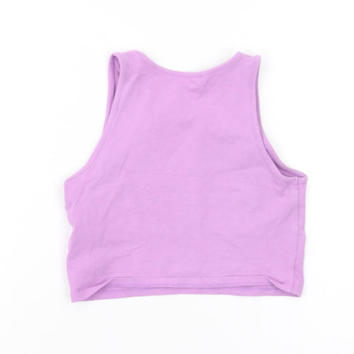 Jordan Girls Purple Cropped Tank - M