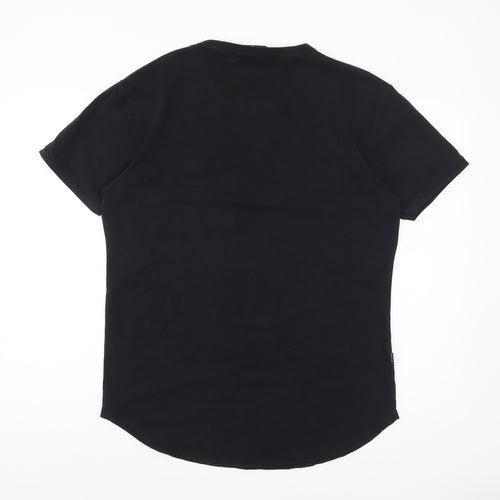 GK Men's Black XL Short Sleeve Crew Neck T-Shirt