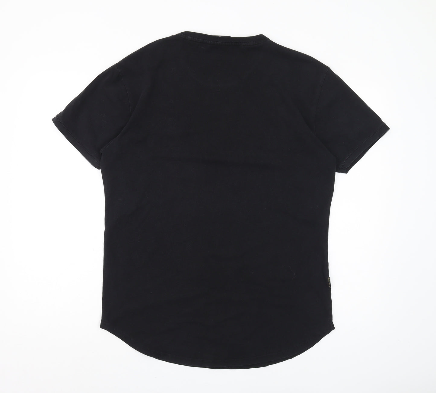 GK Men's Black XL Short Sleeve Crew Neck T-Shirt
