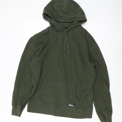 Hollister Men’s Green Pullover Hoodie M