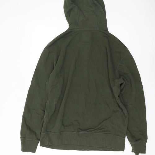 Hollister Men’s Green Pullover Hoodie M