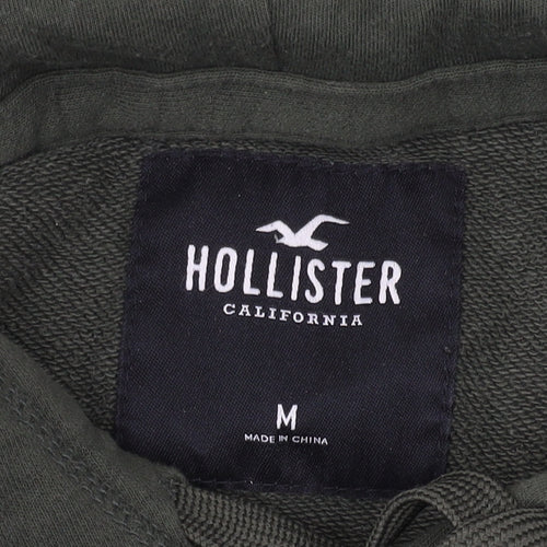 Hollister Men’s Green Pullover Hoodie M