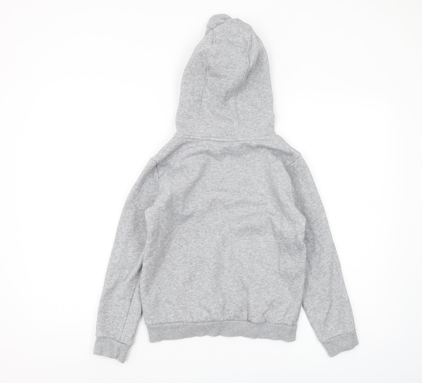 Adidas Boys Grey Pullover Hoodie 9-10 Years - Lightweight & Hooded