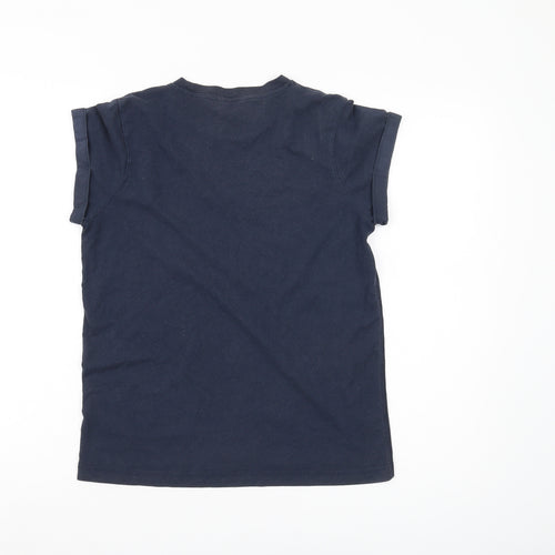 Jack Wills Women's Blue T-Shirt, Size 6, Casual Style