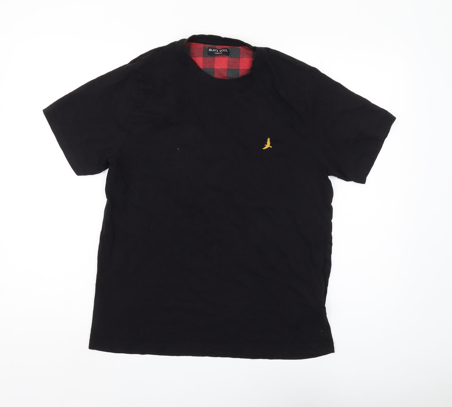 Brave Soul Men's Black Short Sleeve T-Shirt, M