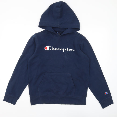 Champion Women's Blue Pullover Hoodie XL