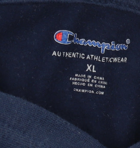 Champion Women's Blue Pullover Hoodie XL