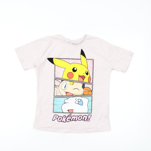 Pokémon Boys White Graphic T-Shirt, 10-11 Years, Casual Style