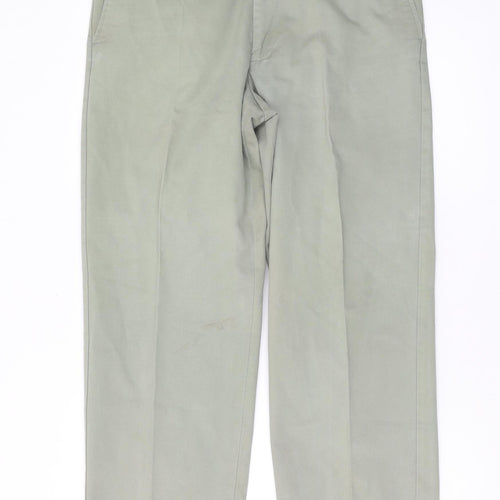 Farah Men's Green Trousers, Size 36, Casual Wear