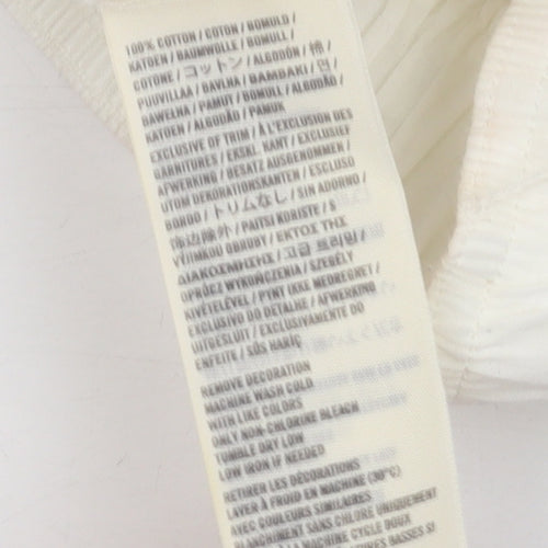 Hollister Women's White XS Cotton Skirt