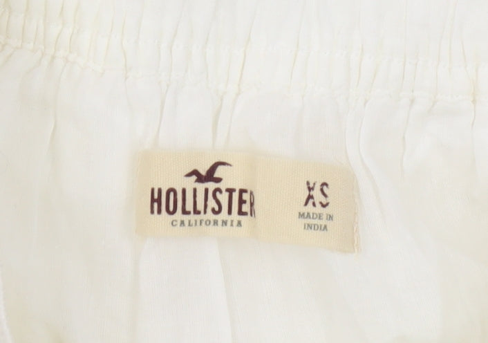 Hollister Women's White XS Cotton Skirt