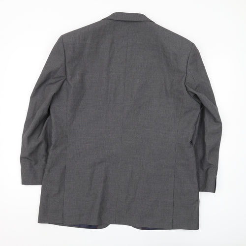 Thomas Nash Men's Grey Striped Blazer Jacket 42S