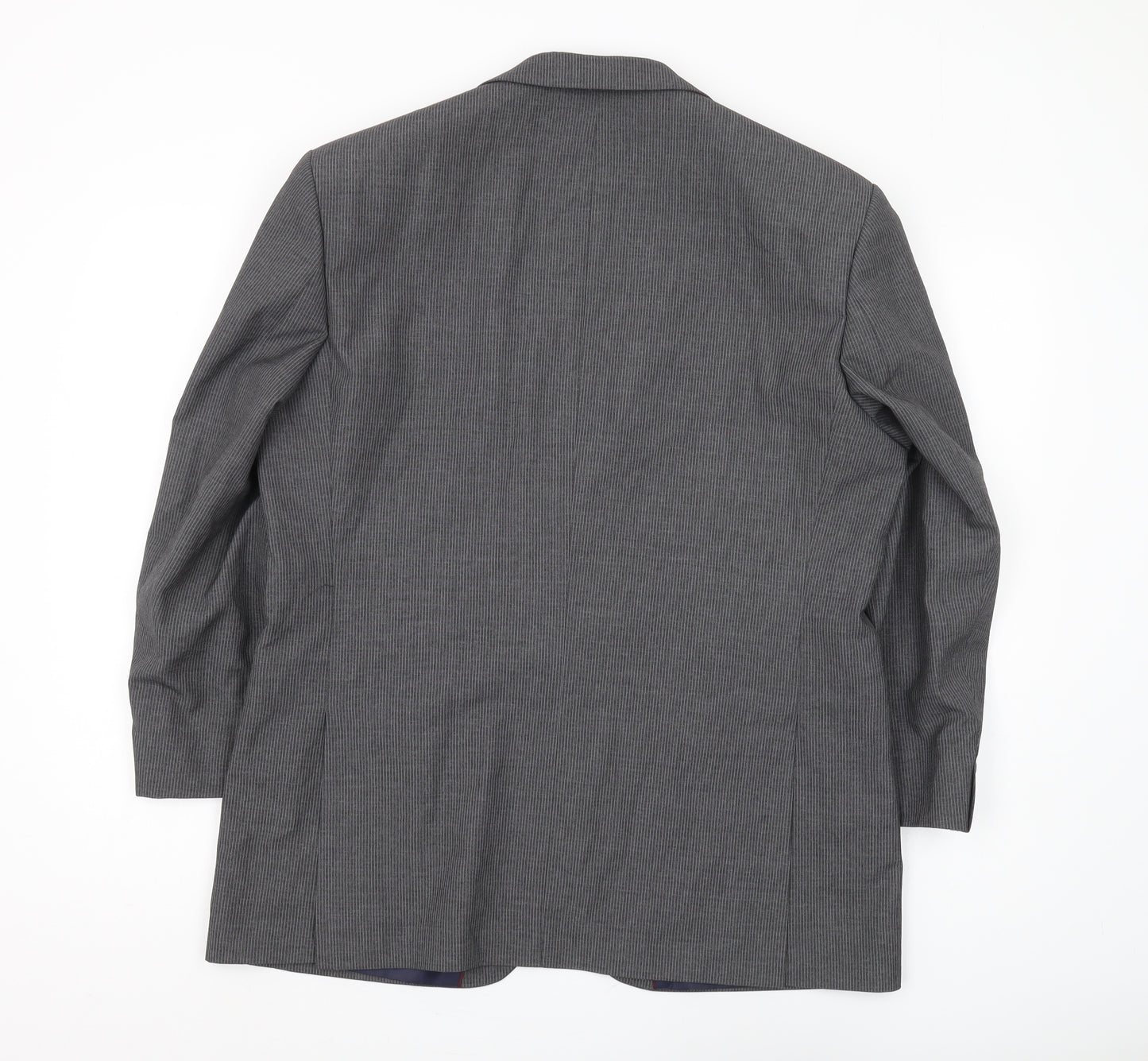 Thomas Nash Men's Grey Striped Blazer Jacket 42S