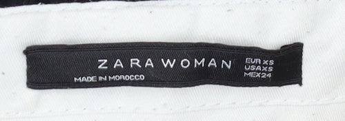 Zara Women's Black Corduroy Trousers XS