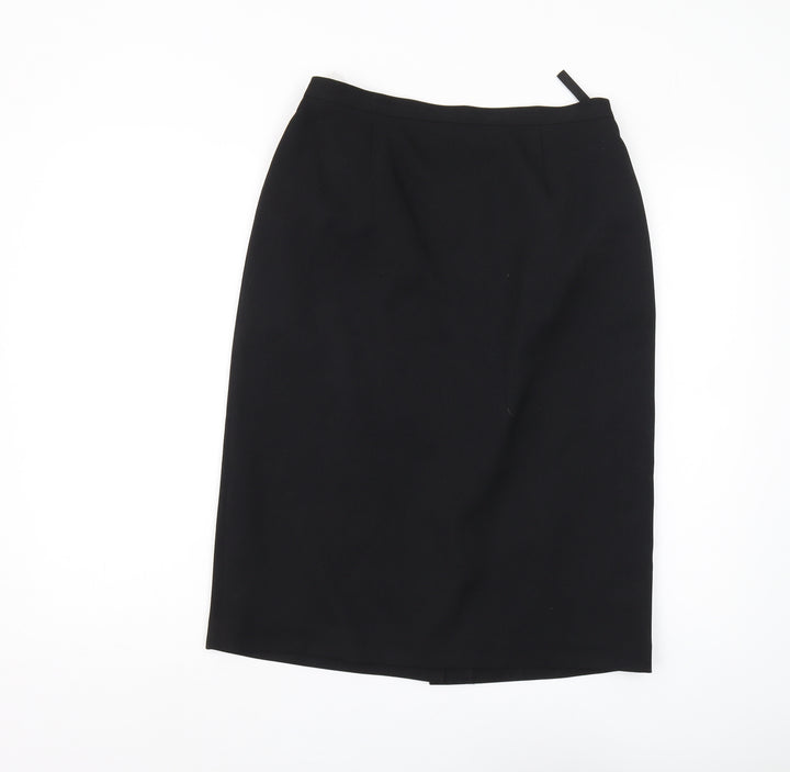 Style by EWM Women Black Pencil Skirt Size 12