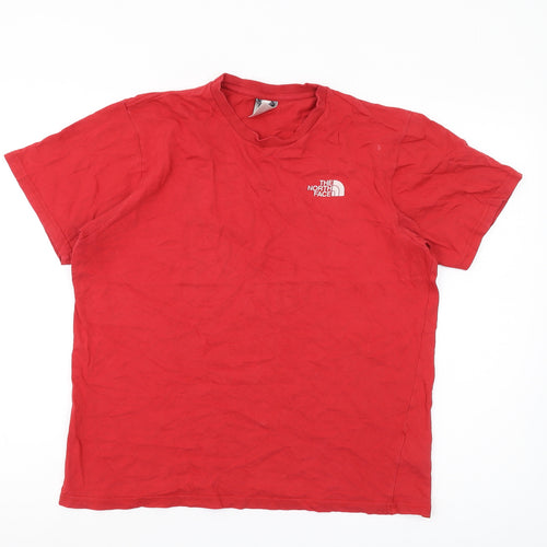 The North Face Men's Red T-Shirt Medium