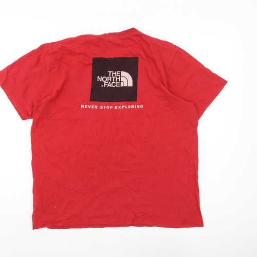 The North Face Men's Red T-Shirt Medium