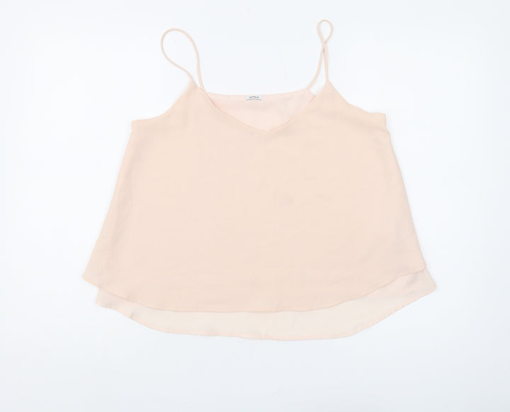 Pimkie Women's Beige Camisole V-Neck Size M
