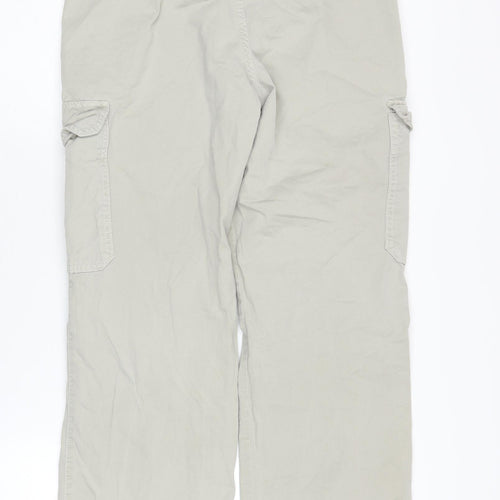 Zara Women's Beige Cargo Trousers Size 8 Casual