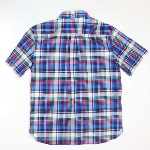 Blue Harbour Men's Multicoloured Plaid Shirt, M, Casual Button-Up