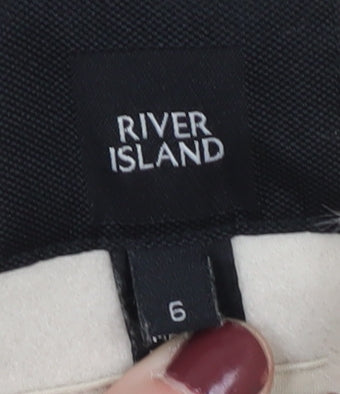 River Island Women's Ivory Biker Coat Size 6