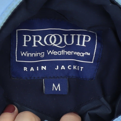 ProQuip Men's Blue Rain Jacket Size M Waterproof