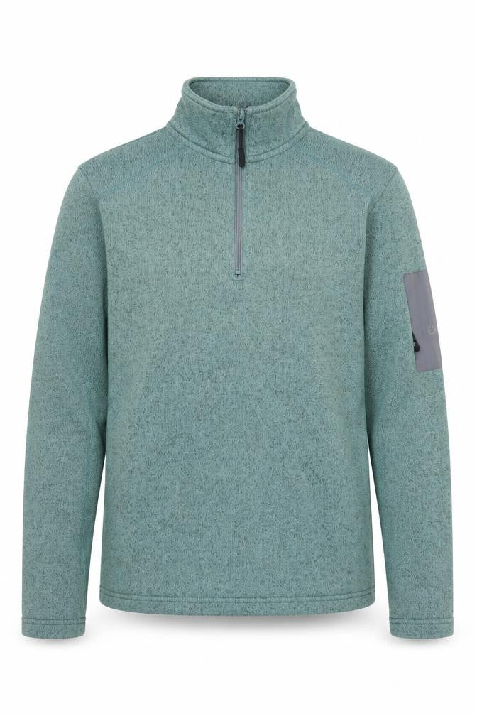 Front view of Cotton Traders Men's Green Pullover Sweatshirt M