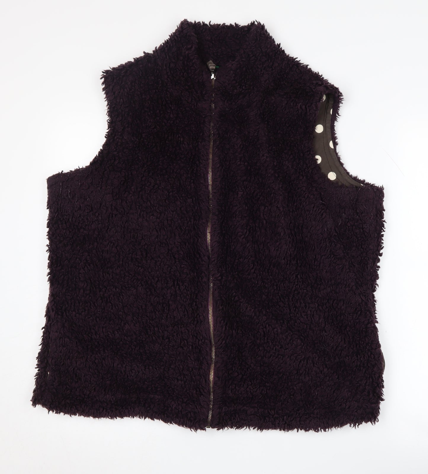 Bodhen Women's Black Waistcoat XL with Full Zip