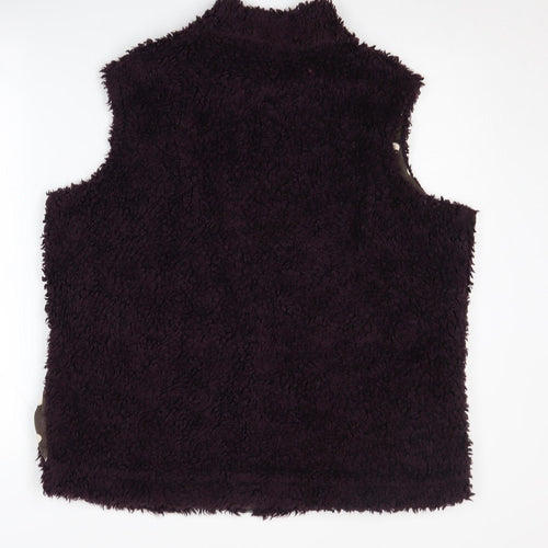 Bodhen Women's Black Waistcoat XL with Full Zip