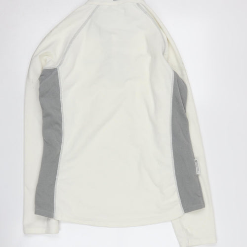 Mountain Warehouse Women's Ivory Fleece 1/2 Zip Sweatshirt