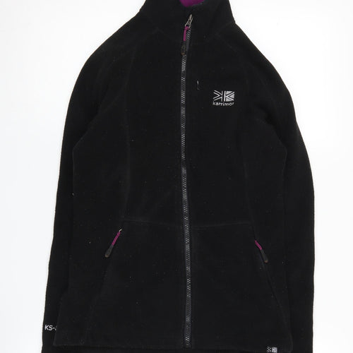 Karrimor Women's Black Fleece Jacket Size 8 Outdoor Warmth