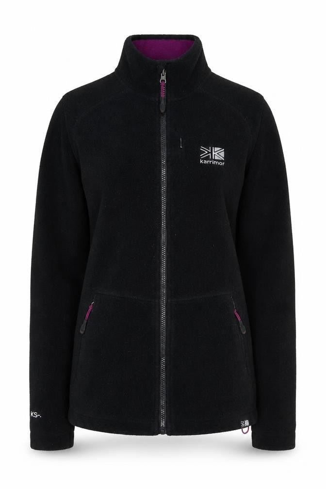 Karrimor Women's Black Fleece Jacket Size 8 Outdoor Warmth