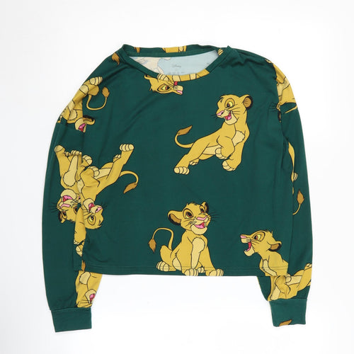 Disney Women's Green Lion King Pyjama Top, Size S