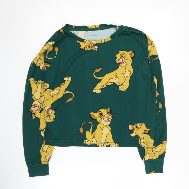 Disney Women's Green Lion King Pyjama Top, Size S