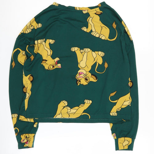 Disney Women's Green Lion King Pyjama Top, Size S