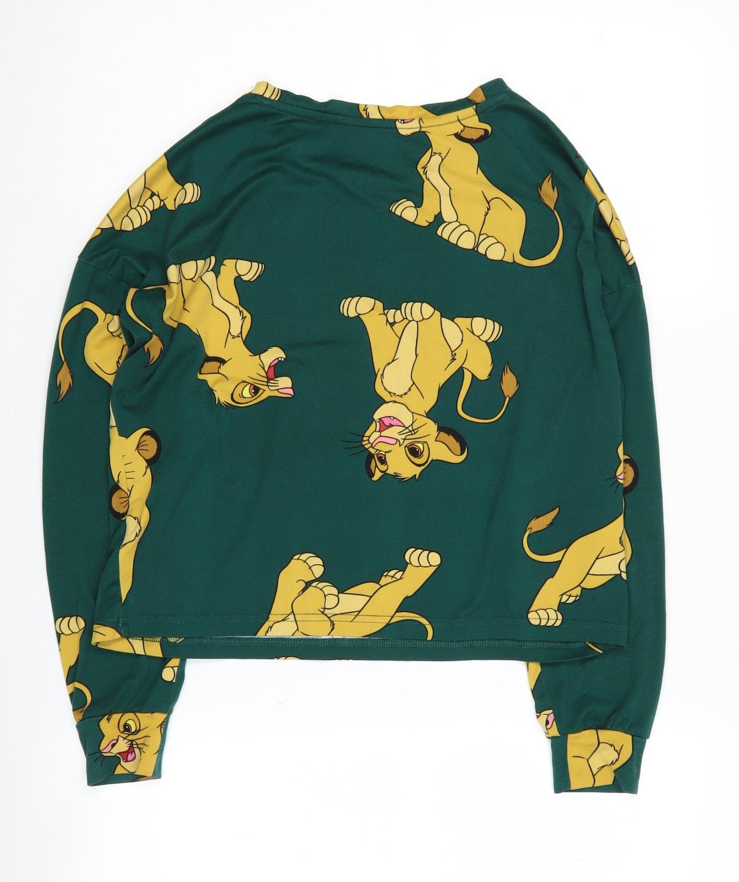 Disney Women's Green Lion King Pyjama Top, Size S