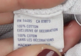 American Eagle Men's White Polo Shirt L Short Sleeve