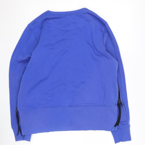Fiorl Women's Blue Pullover Sweatshirt Medium - Casual Knitwear