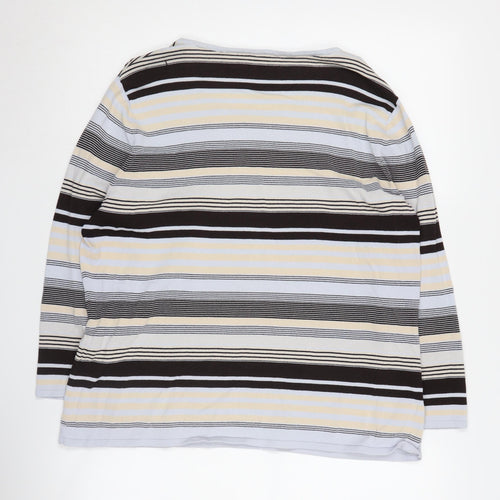 Viyella Women's Multicolour XL Stripe Knit Pullover