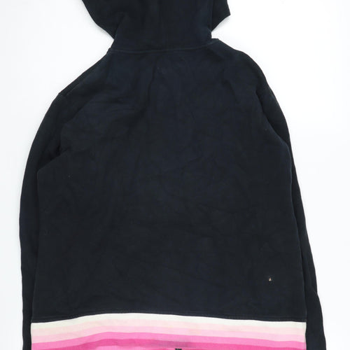 Pineapple Girls Black Hoodie, 15-16 Years, Full Zip