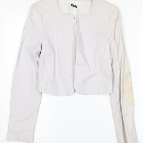 Joseph Women's White Lightweight Cropped Blazer
