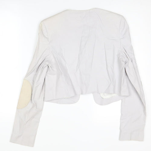 Joseph Women's White Lightweight Cropped Blazer