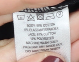 Great Plains Women's Medium Black Crochet Dress