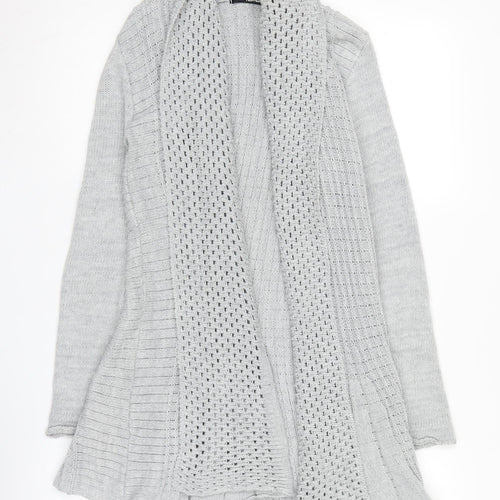 Jane Norman Women's Grey Cardigan Size 6 Knit